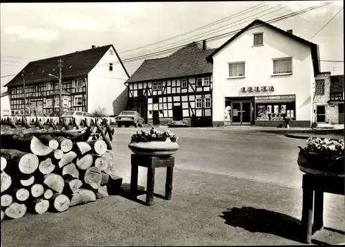 Ak Martinhagen Schauenburg in Nordhessen, Edeka Geschäft, Feinkost Madl