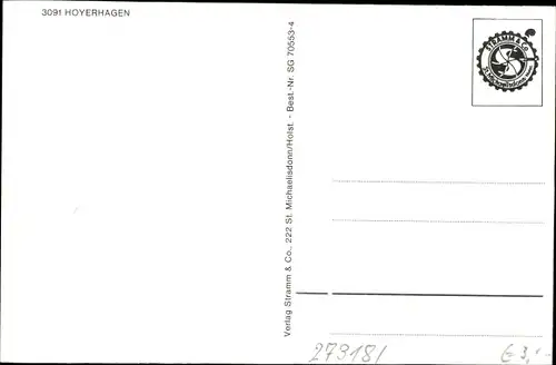 Ak Hoyerhagen in Niedersachsen, Gesamtansicht