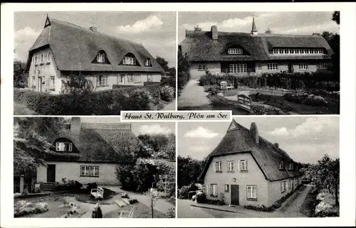 Ak Plön in Holstein, Haus St. Walburg, Müttererholungsheim, Kieler Kamp 38