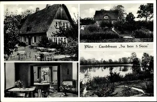 Ak Plön in Holstein, Landhaus Zu den 5 Seen, Inh. E. Walter, Kieler Kamp