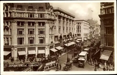 Ak London City England, Oxford Circus