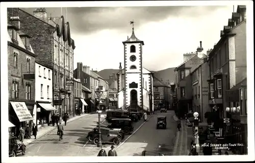 Ak Keswick North West England, Main Street and Town Hall
