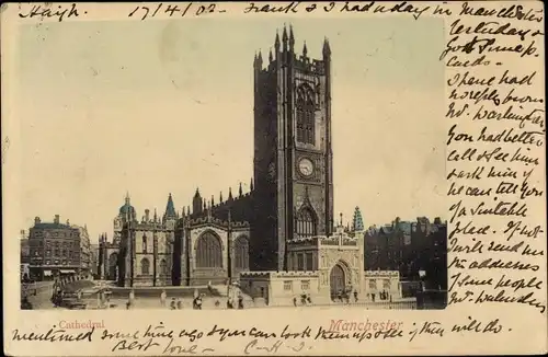 Ak Manchester North West England, Cathedral