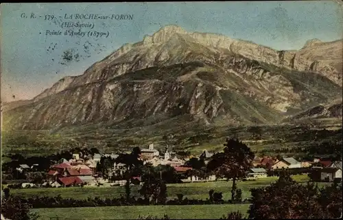 Ak La Roche sur Foron Haute Savoie, Pointe d'Andey, Panorama