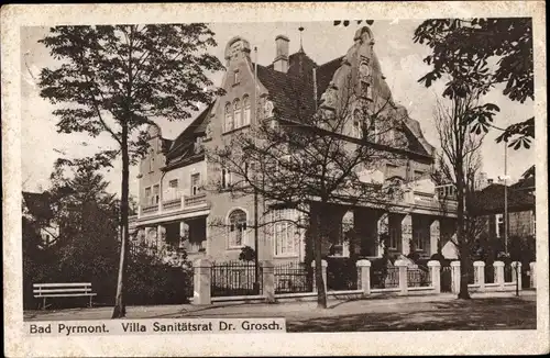 Ak Bad Pyrmont in Niedersachsen, Villa Sanitätsrat Dr Grosch