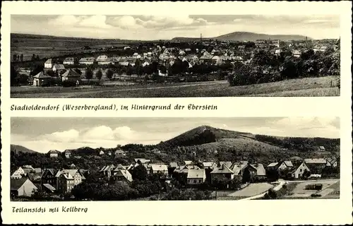 Ak Stadtoldendorf in Niedersachsen, Panorama, Eberstein, Kellberg