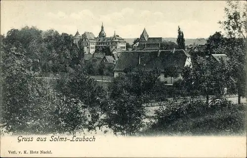 Ak Laubach in Hessen, Schloss Solms