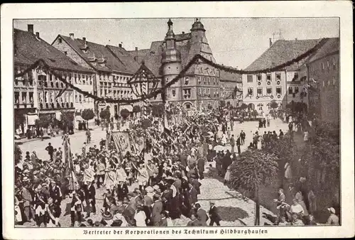 Studentika Ak Hildburghausen in Thüringen, Vertreter der Korporationen des Technikums