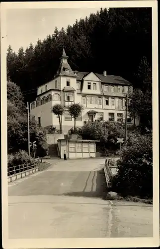 Ak Meuselbach Schwarzmühle Thüringer Wald, Gast und Pensionshaus Waldfrieden