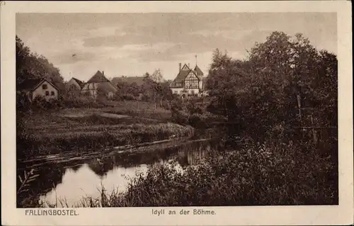 Ak Bad Fallingbostel Lüneburger Heide, Idyll an der Böhme