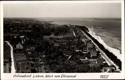 Ak Ostseebad Laboe, Panorama vom Marine Ehrenmal