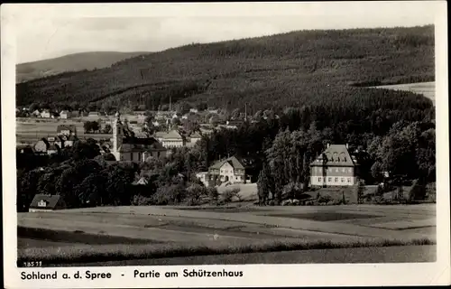 Ak Sohland an der Spree in Sachsen, Partie am Schützenhaus