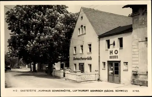 Ak Gohrisch Sächsische Schweiz, HO Gaststätte Kurhaus Sennerhütte