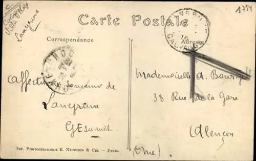 Ak Langrune sur Mer Calvados, La Digue et la Plage