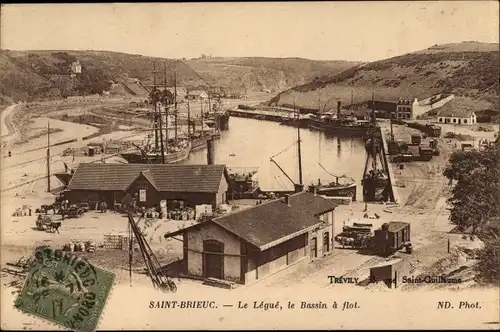 Ak Saint Brieuc Côtes d'Armor, Le Legue, le Bassin a flot