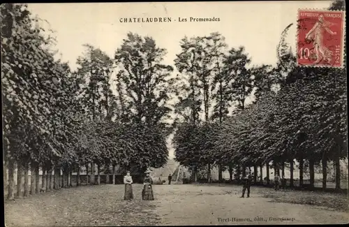 Ak Châtelaudren Cotes d'Amor, Les Promenades