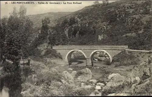 Ak Les Ponts Neufs Côtes-d’Armor, Vallee du Gouessant, Le Pont Rolland