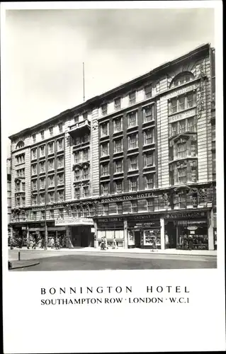 Ak London England, Bonnington Hotel, Southampton Row