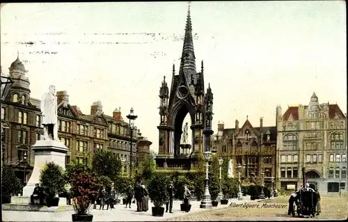 Ak Manchester North West England, Albert Square