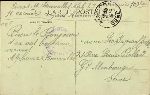 Ak Champfleur Sarthe, Route de Courtilloles