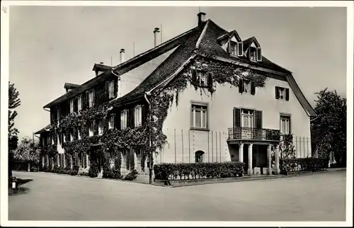 Ak Zürich Stadt Schweiz, Ortspartie mit Villa, Stadtrand