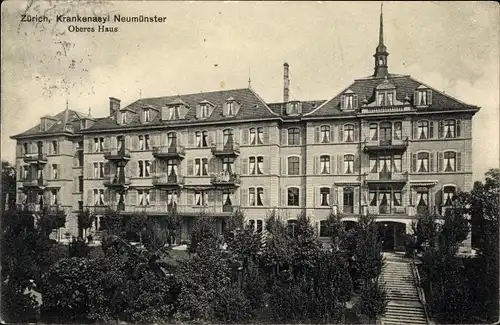 Ak Zürich Stadt Schweiz, Krankenhaus Neumünster, Oberes Haus