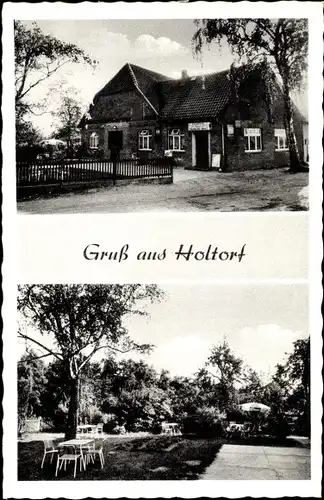 Ak Holtorf Nienburg an der Weser, Gasthaus Wesermarsch