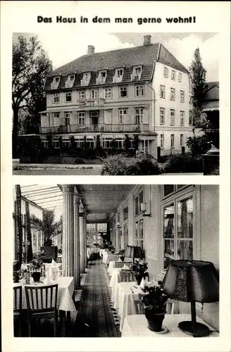 Ak Bad Pyrmont in Niedersachsen, Haus Braunschweig, Altenauplatz 6