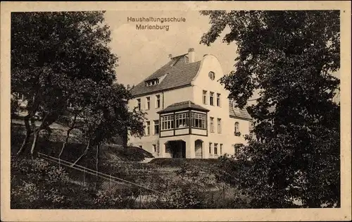 Ak Marienburg Hildesheim in Niedersachsen, Haushaltungsschule