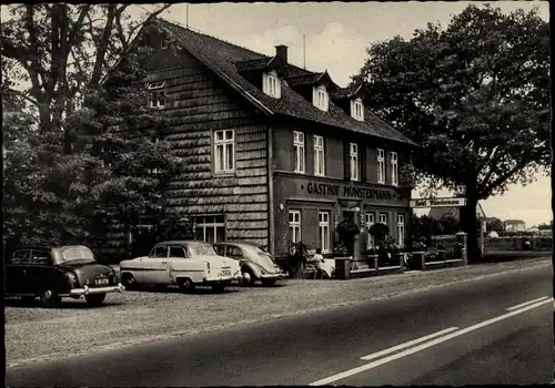 Ak Schillerslage Burgdorf Niedersachsen, Gasthof Münstermann, Bundesstraße3