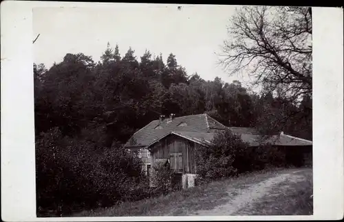 Foto Ak Neuruppin in Brandenburg, Gebäude am Wald, Pfingstbootsfahrt von Spandau 1913