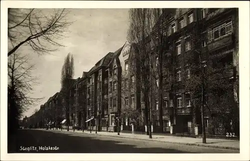 Ak Berlin Steglitz, Halskestraße