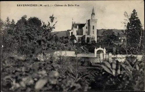 Ak Savennières Maine et Loire, Chateau de Belle Vue