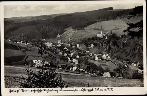 Ak Rechenberg Bienenmühle Erzgebirge, Gesamtansicht