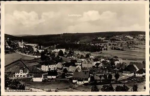 Ak Deutschneudorf im Erzgebirge, Gesamtansicht