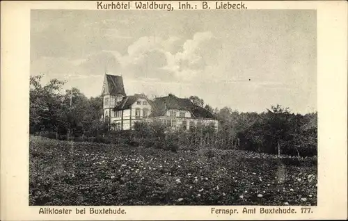 Ak Altkloster Buxtehude im Kreis Stade, Kurhotel Waldburg