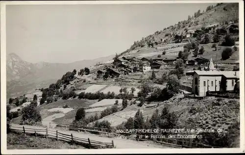 Ak Saint Michel de Maurienne Savoie, Vue generale