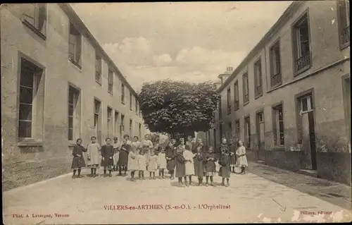 Ak Villers en Arthies Val d´Oise, L'Orphelinat