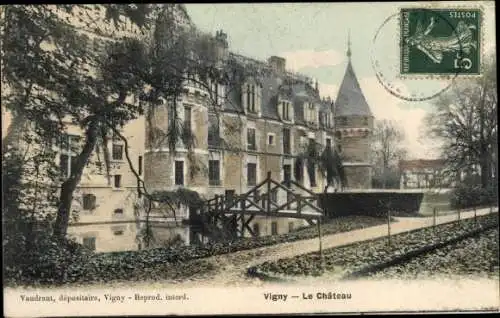 Ak Vigny Val d’Oise, Le Chateau