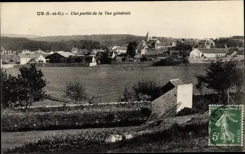 Ak Us Val d´Oise, Une partie de la Vue generale