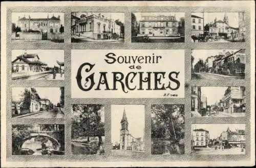 Ak Garches Hauts de Seine, Stadtbilder