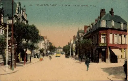 Ak Malo les Bains Nord, L'Avenue Faidherbe