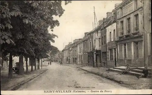 Ak Saint Sylvain Calvados, Centre du Bourg