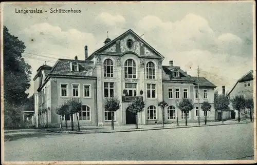 Ak Bad Langensalza in Thüringen, Schützenhaus