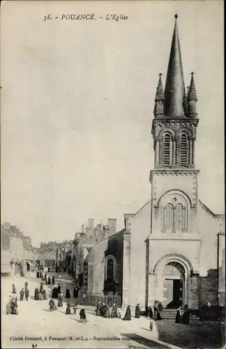 Ak Pouancé Maine et Loire, L'Eglise