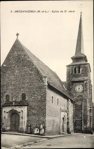 Ak Savennières Maine et Loire, Eglise du X siecle