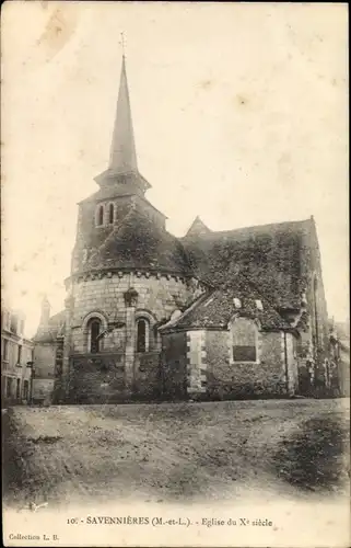 Ak Savennières Maine et Loire, Eglise du X siecle