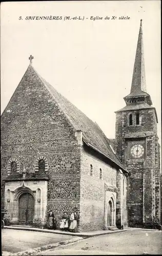 Ak Savennières Maine et Loire, Eglise du X siecle