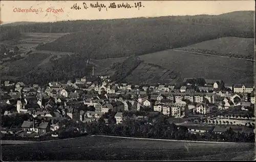 Ak Olbernhau im Erzgebirge, Gesamtansicht
