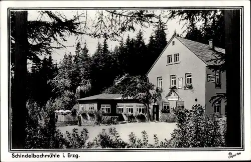 Ak Marienberg im Erzgebirge Sachsen, Schindelbachmühle